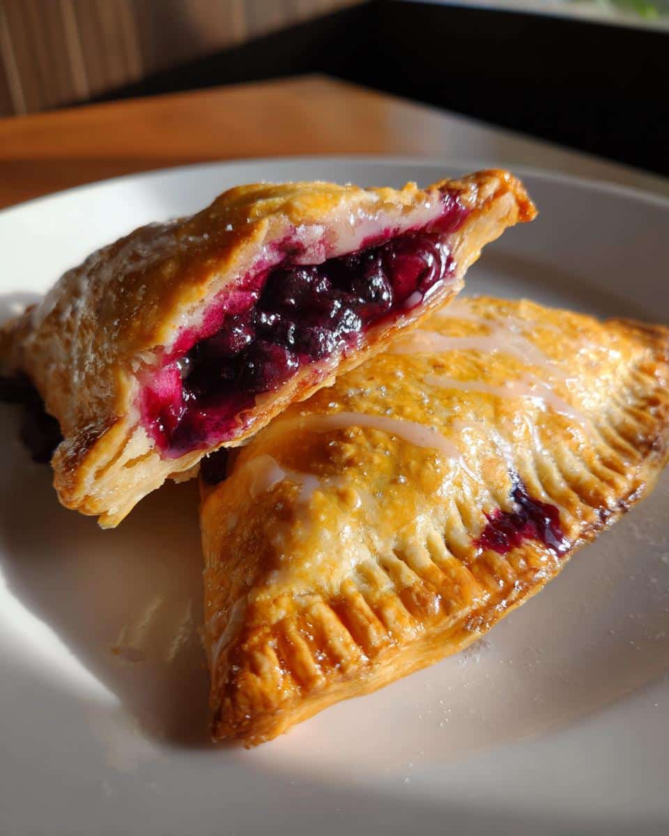 Vegan Blueberry Ghost Hand Pies - detail 3