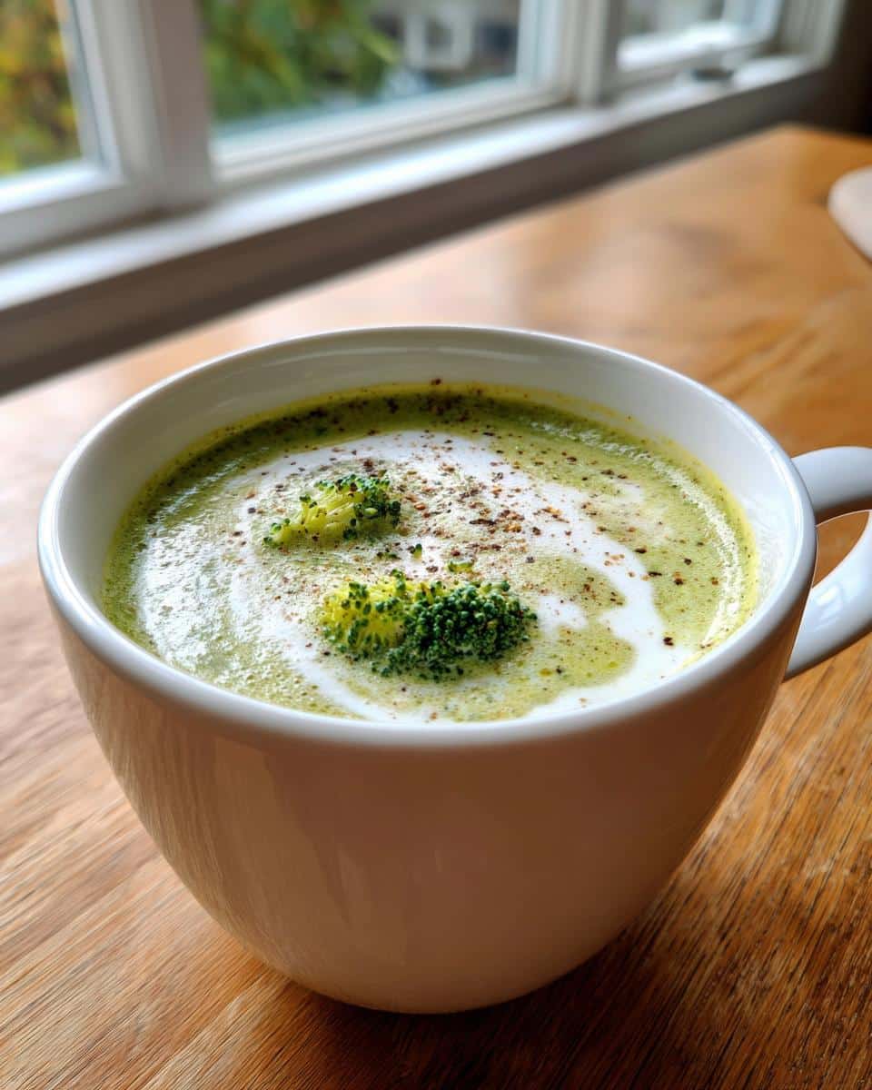 Vegan Broccoli Potato Soup - detail 2