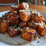 Vegetable Side Dishes: Roasted Sweet Potatoes with Garlic and Parmesan