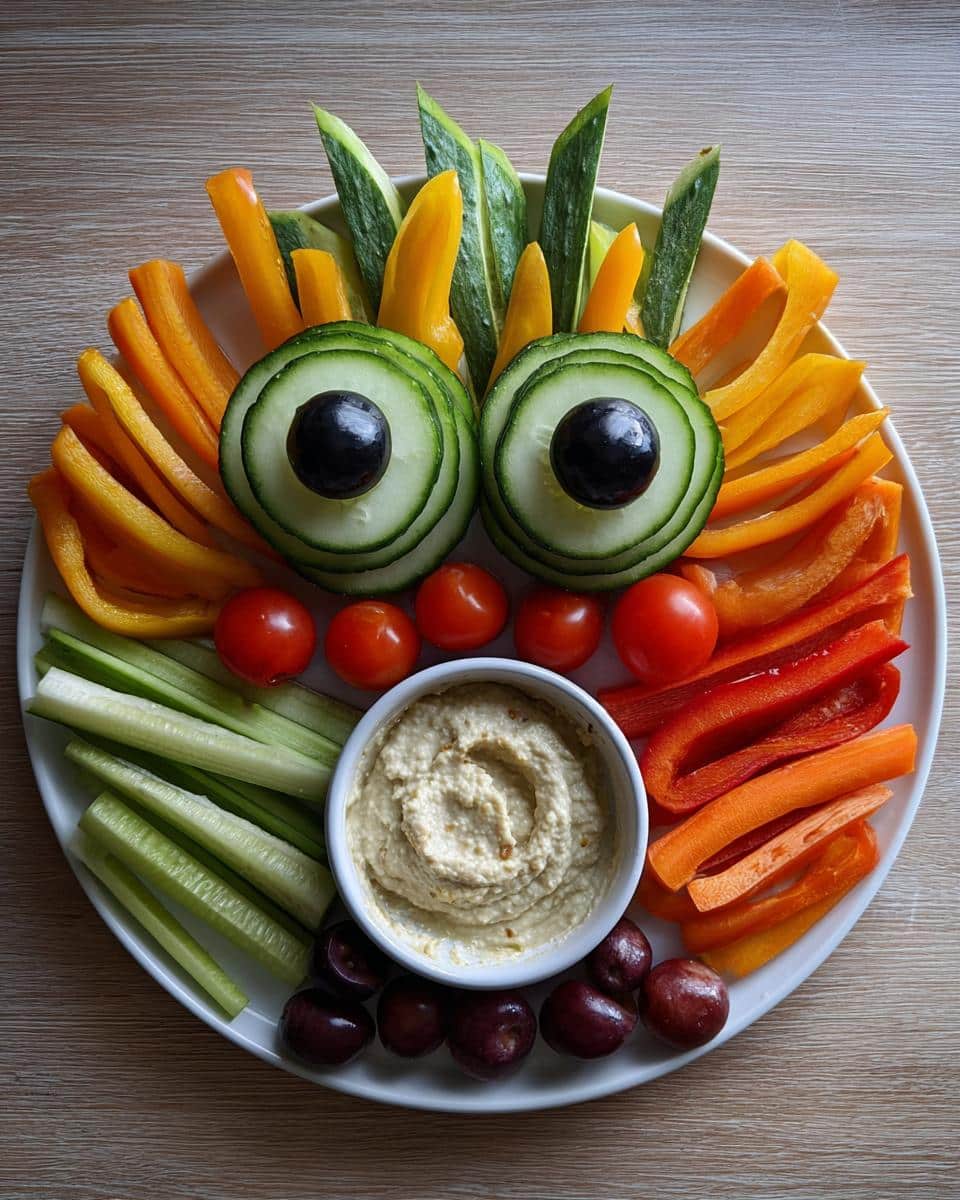 Veggie Skeleton Platter - detail 1