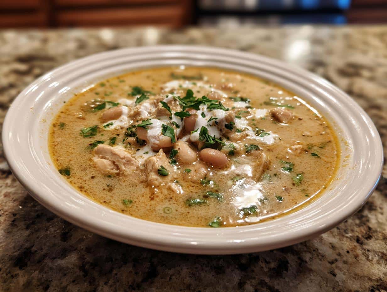 35-Minute White Chicken Chili Recipe – So Creamy It’s Magic