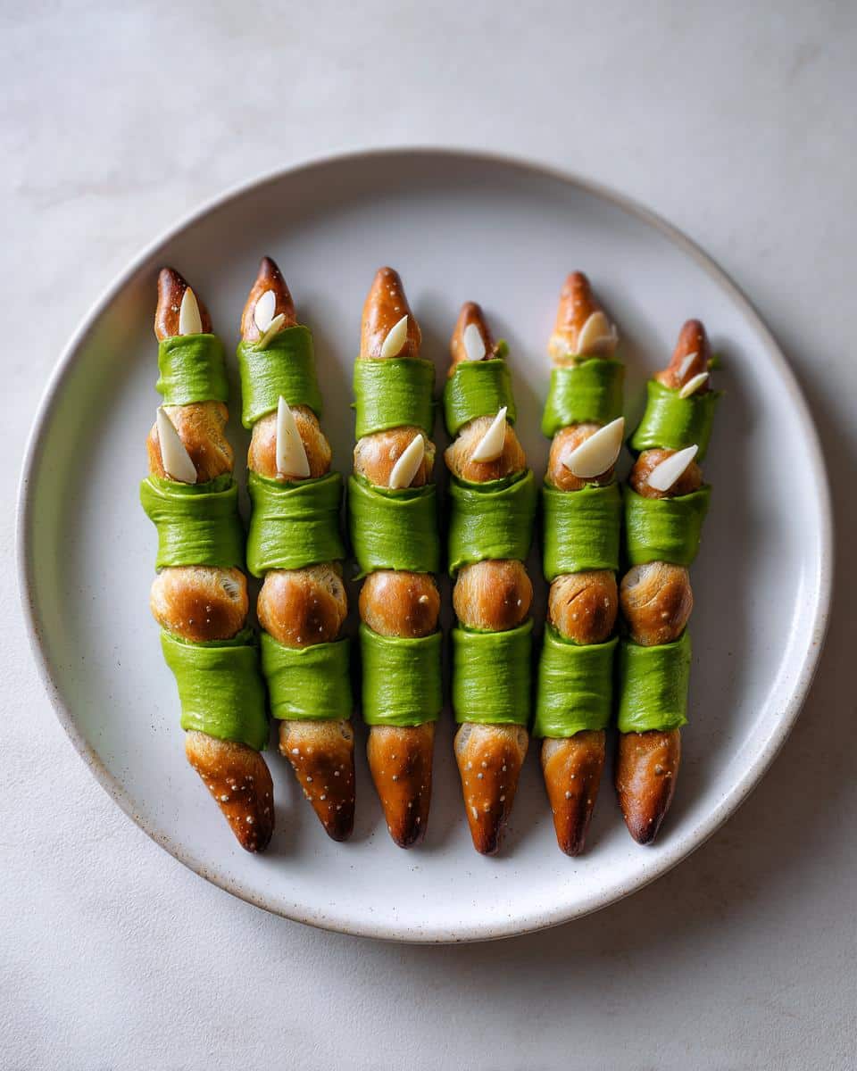 Witch Finger Pretzels - detail 1