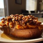 pecan pie twice-baked sweet potatoes