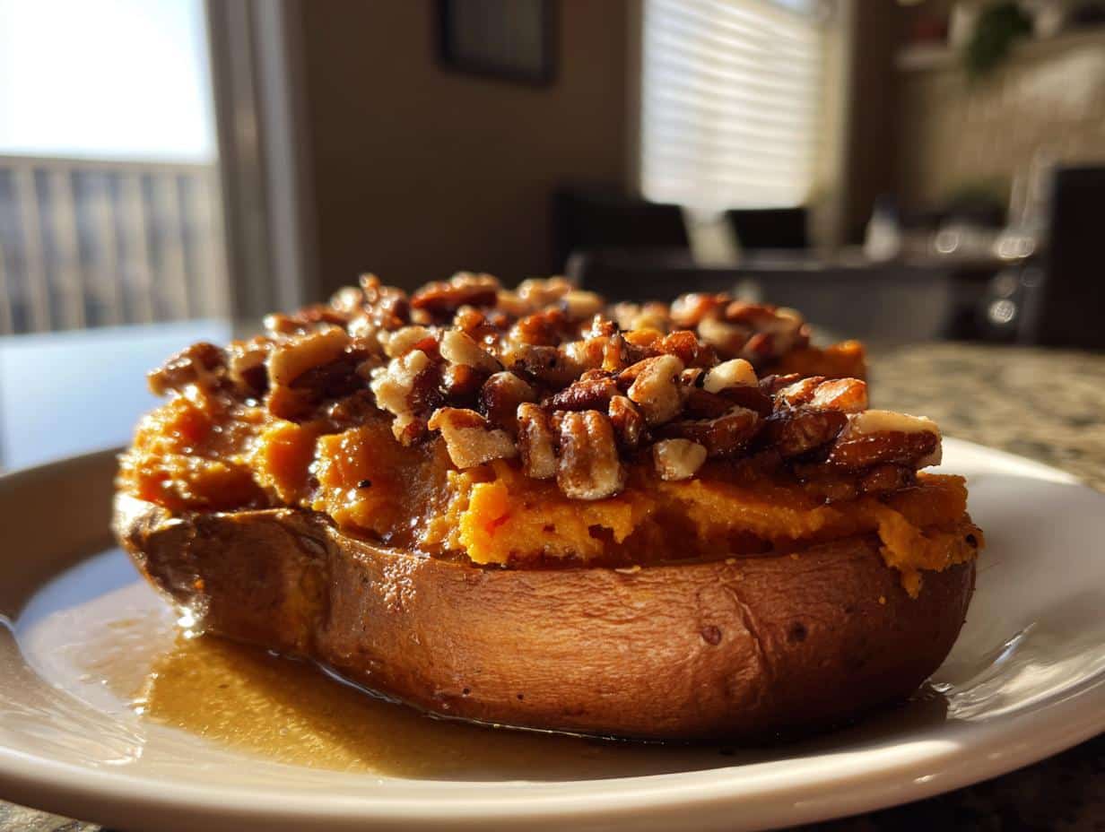 5-Star Pecan Pie Twice-Baked Sweet Potatoes You’ll Crave