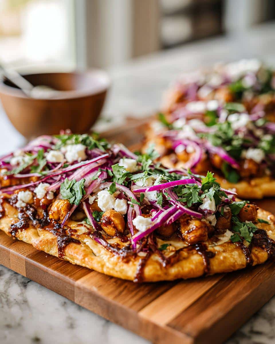 BBQ Chickpea Flatbreads - detail 1