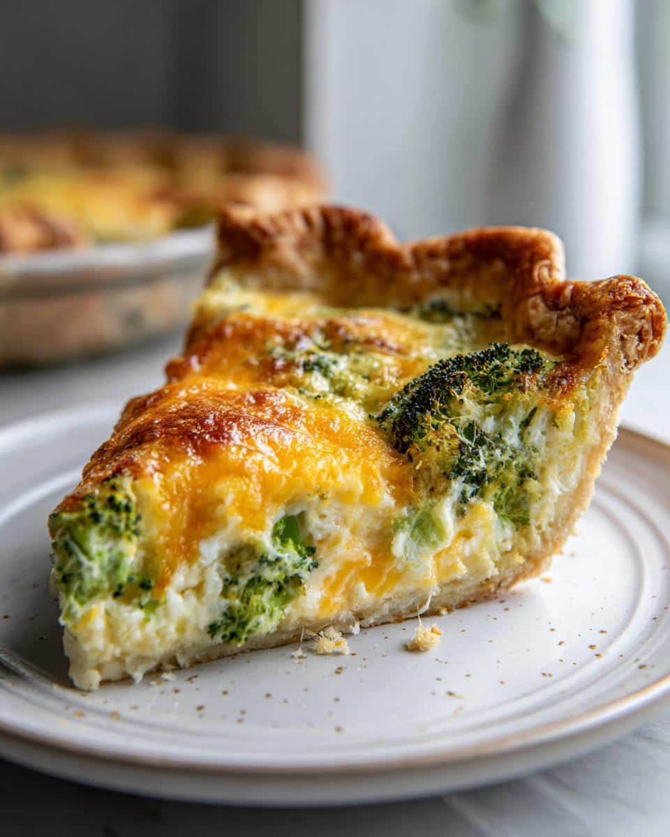 1 Amazing Broccoli Cheddar Quiche (Egg-Free Option Inside)