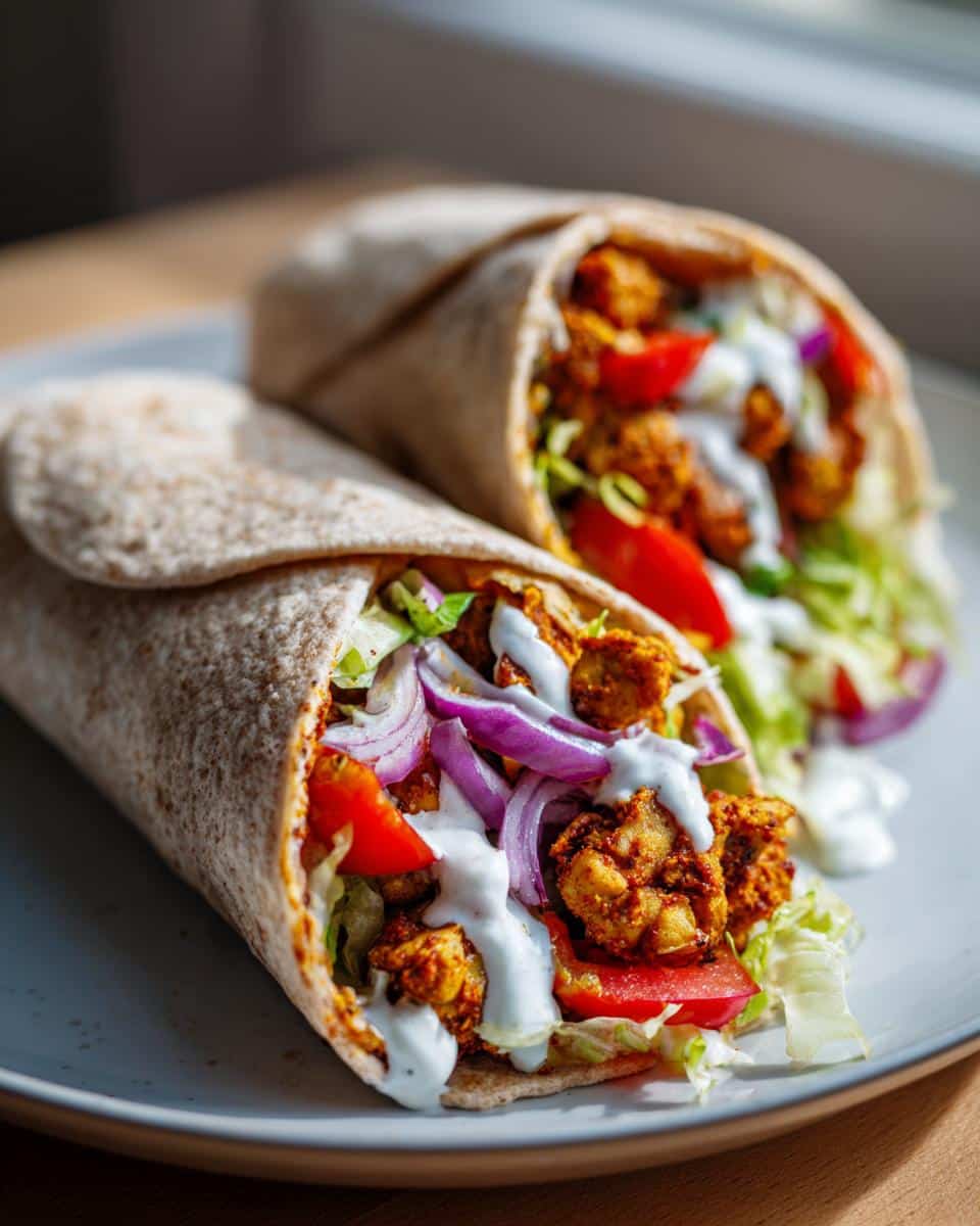 Fiery Cajun Spiced Chickpea Wraps Ready in 17 Minutes