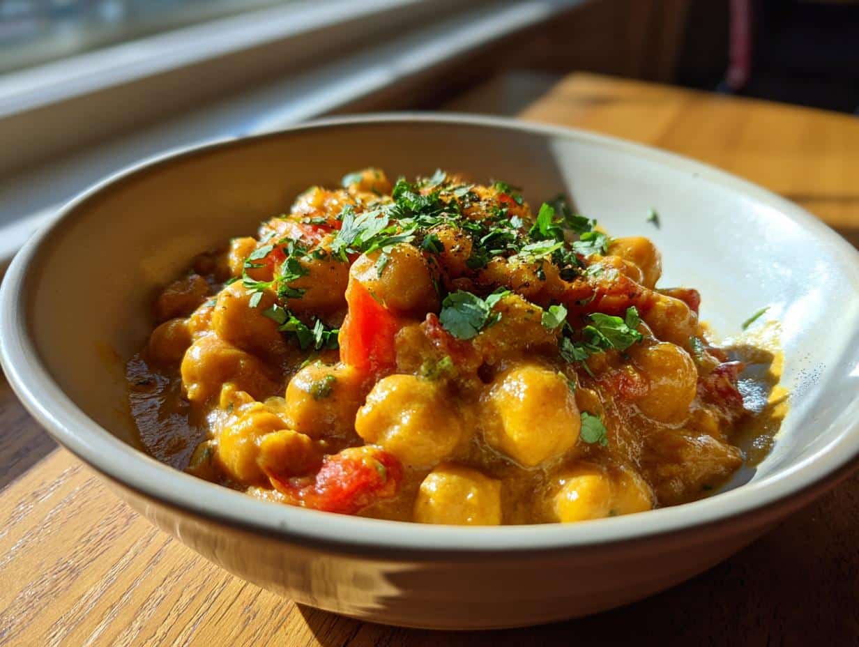 Creamy Chickpea Curry Recipe Ready in Just 30 Minutes