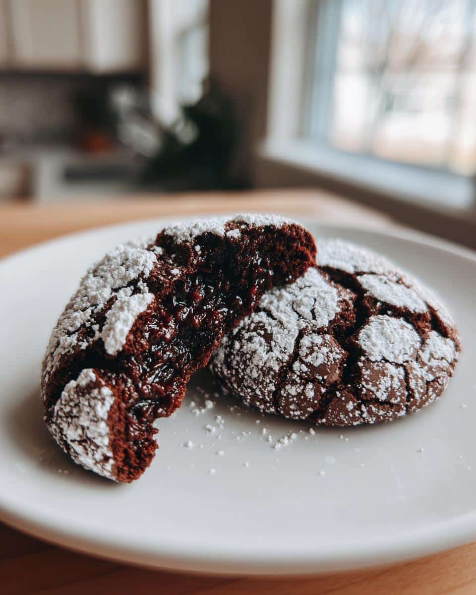 Chocolate Crinkle Cookies - detail 1