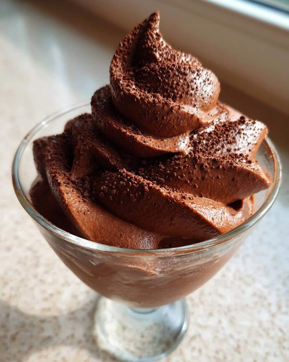 “Decadent Chocolate Mousse in Just 4 Simple Ingredients”