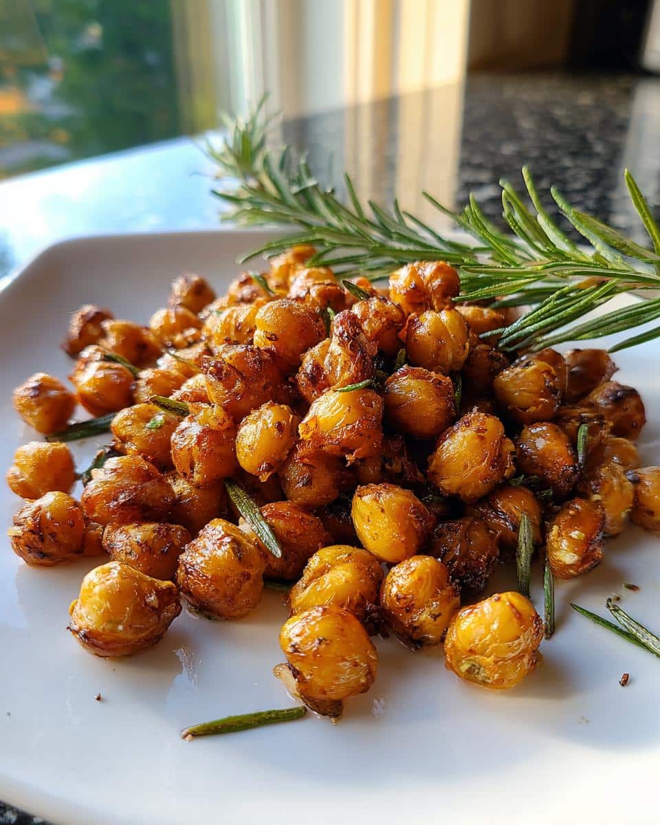 Crispy Rosemary Roasted Chickpeas - detail 1