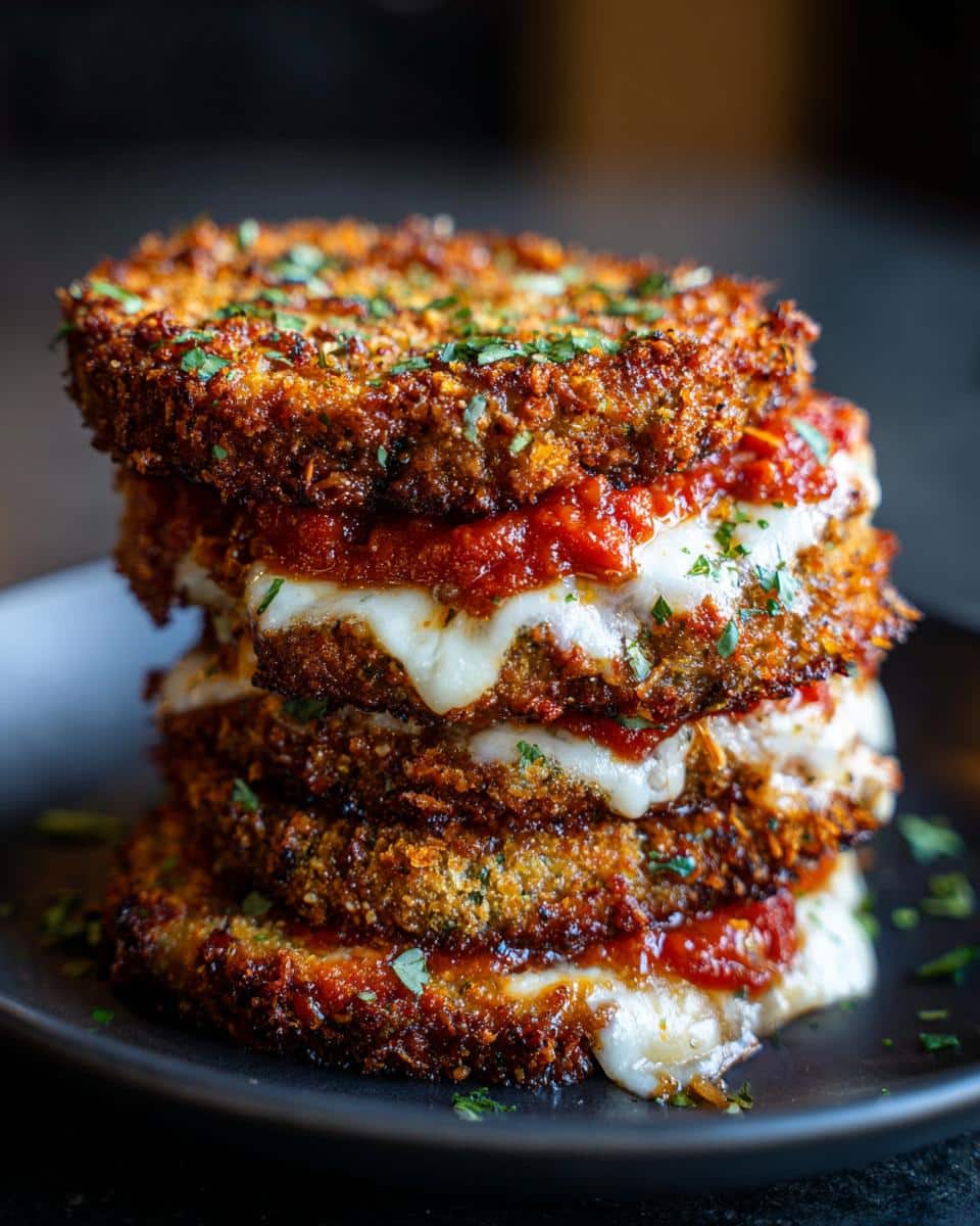 Eggplant Parmesan - detail 1