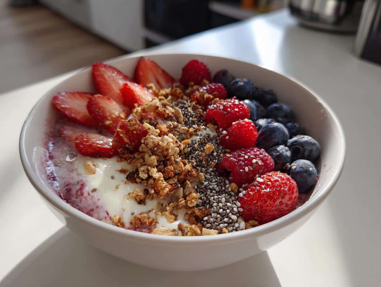 5-Minute Fresh Berry Smoothie Bowl That Tastes Like Bliss