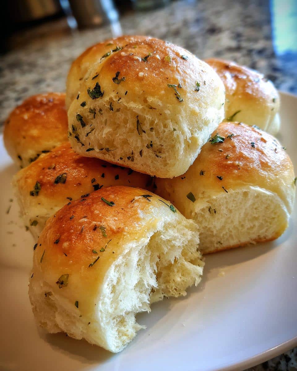 Fluffy Herbed Dinner Rolls Perfect for Any Meal