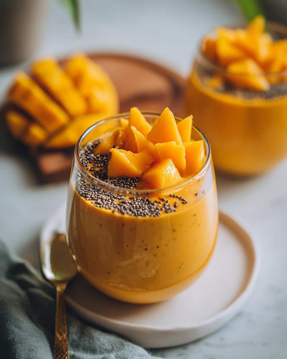 Creamy 5-Ingredient Mango Chia Pudding You’ll Crave