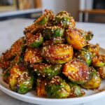 Miso Roasted Brussels Sprouts