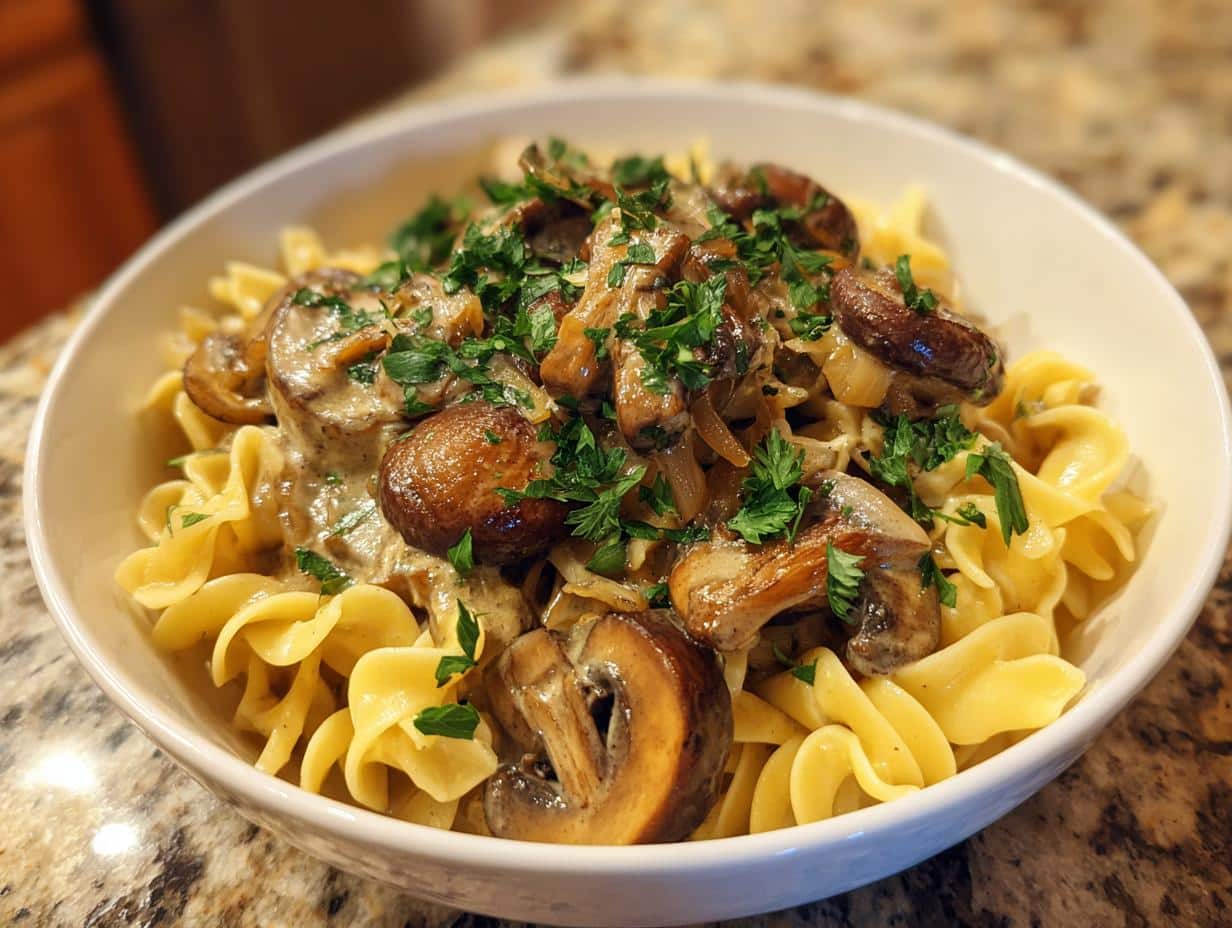 30-Minute Creamy Mushroom Stroganoff That Will Hook You