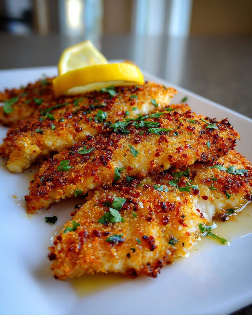 Parmesan Crusted Tilapia - detail 1