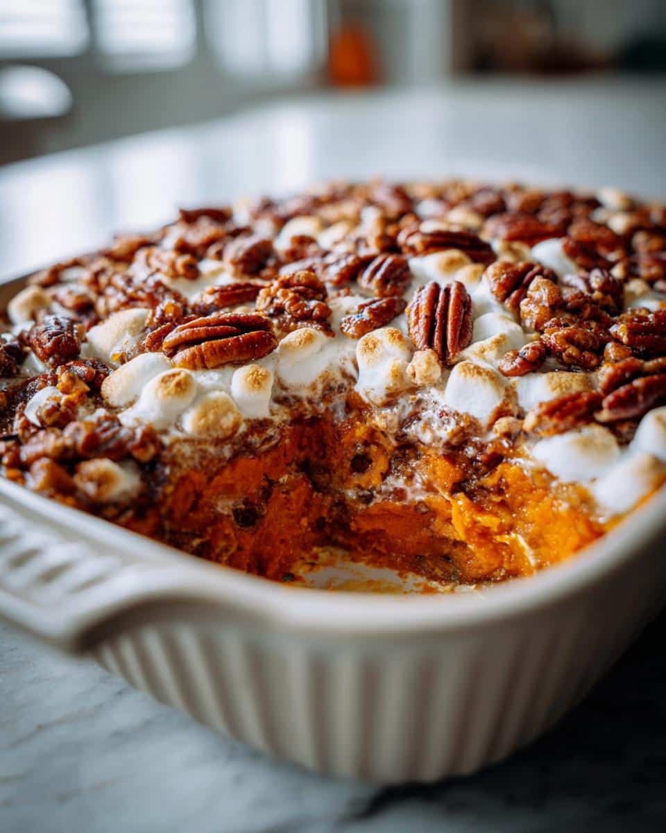 Sweet Potato Casserole (vegan or classic) - detail 1