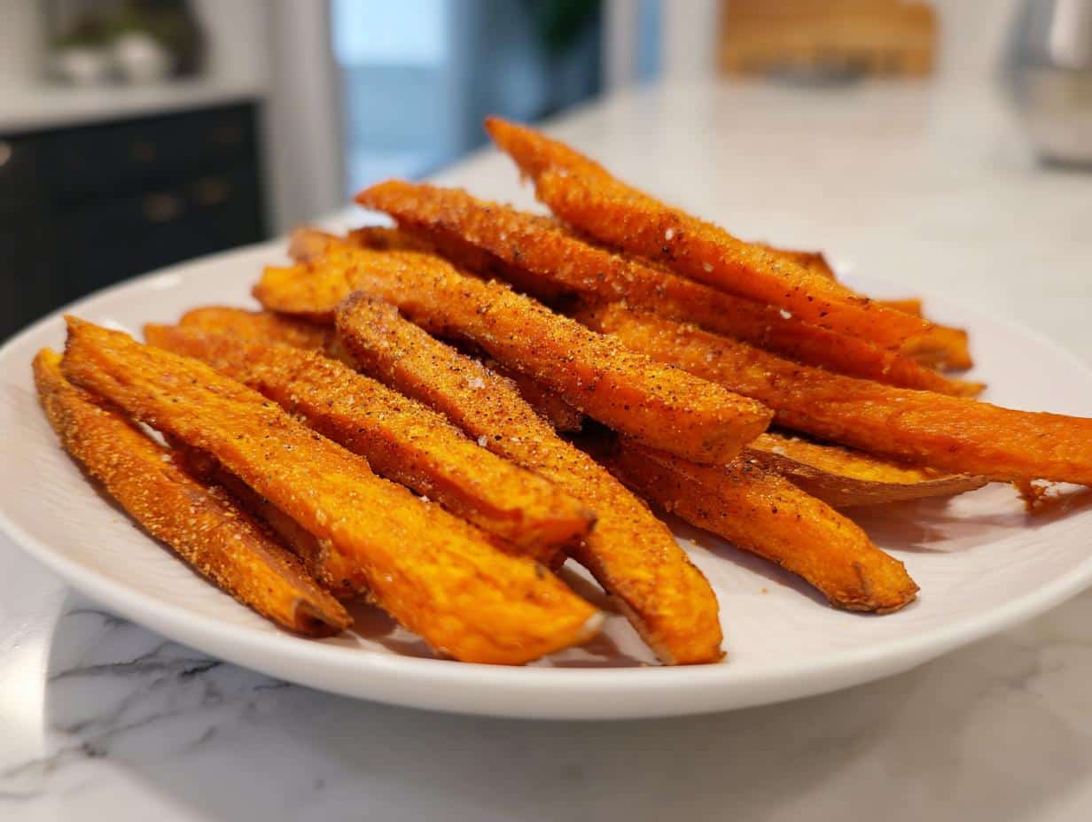 Crispy 2-Ingredient Sweet Potato Fries You’ll Crave Daily