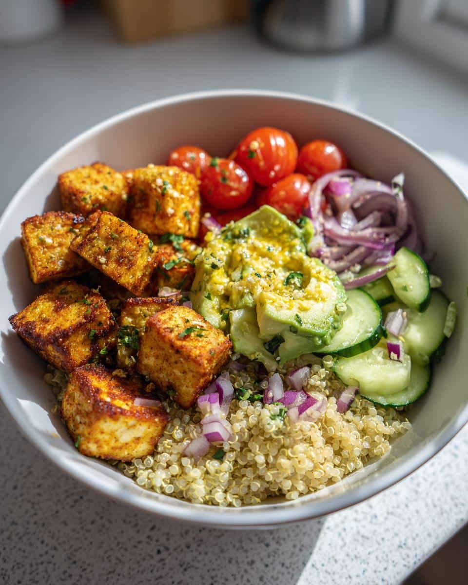 Tempeh & Quinoa Power Bowl - detail 1