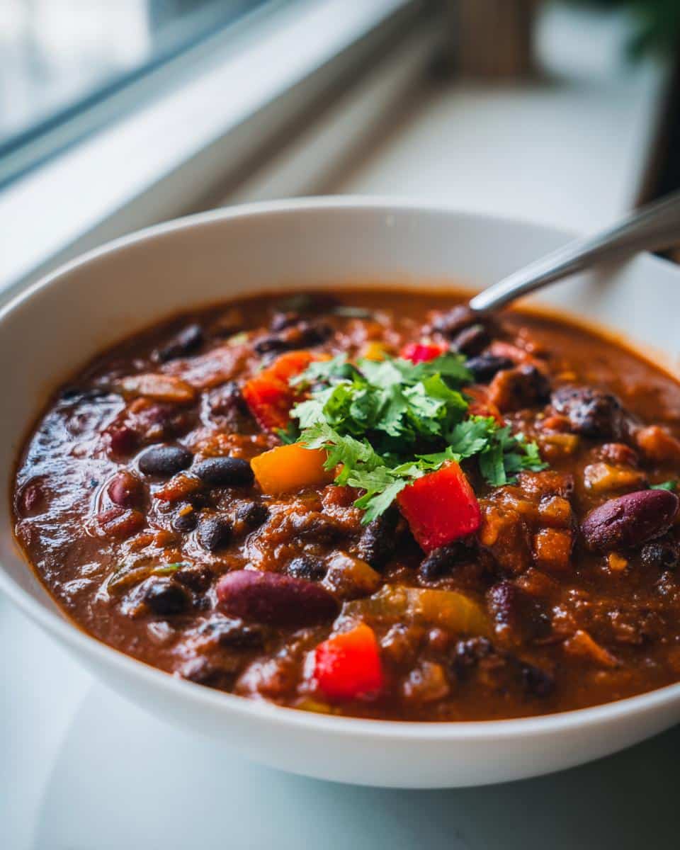 Three-Bean Turkey-less Chili - detail 1