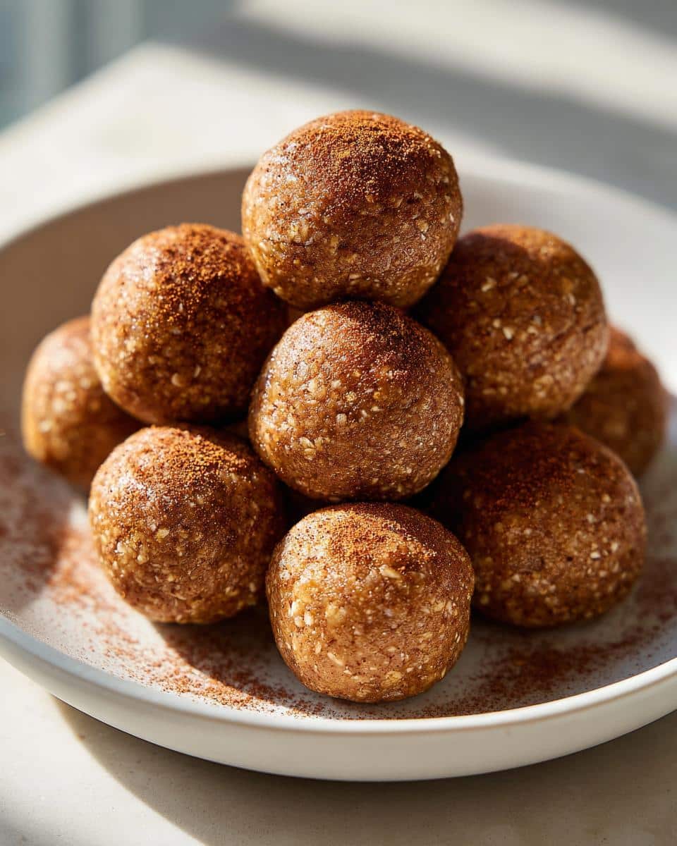 Vegan Gingerbread Energy Bites - detail 1