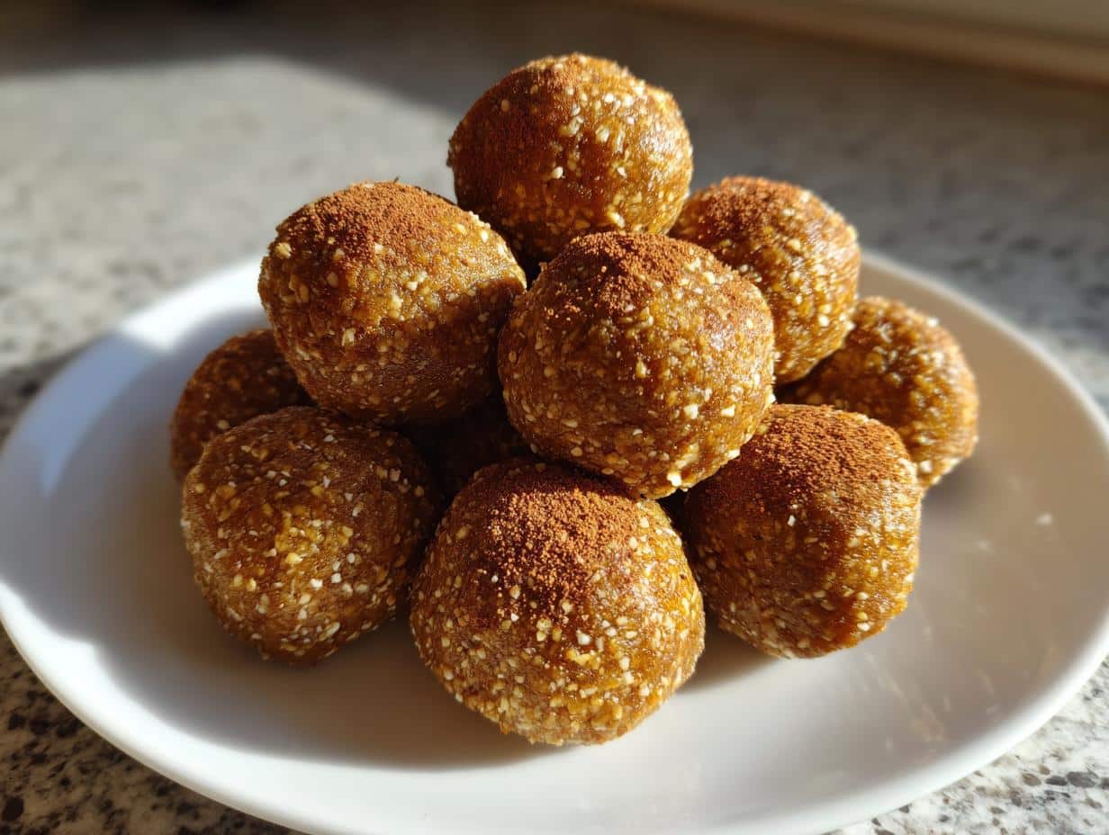 10-Minute Vegan Gingerbread Energy Bites That Wow