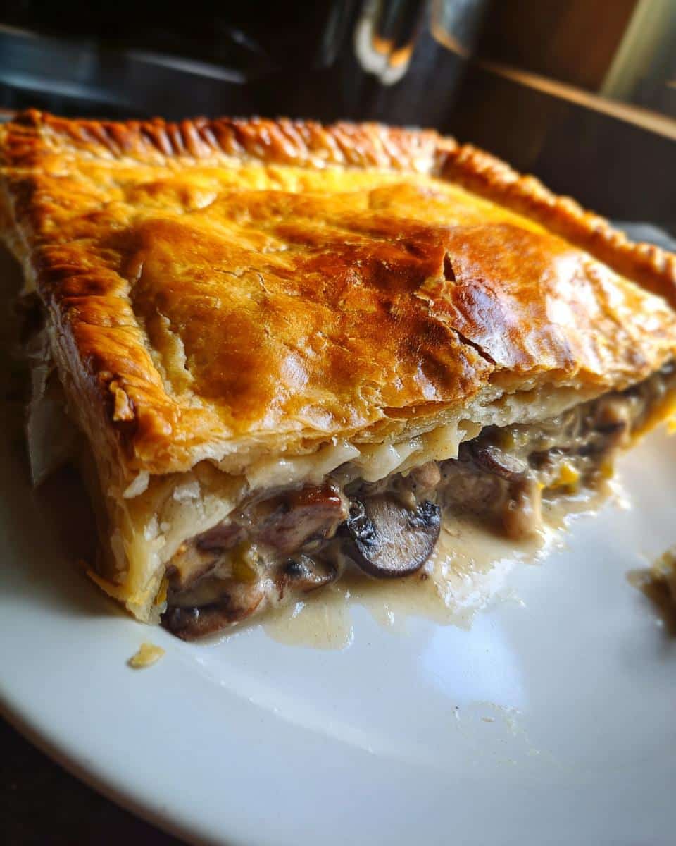 Vegan Mushroom & White Bean Pot Pie - detail 1