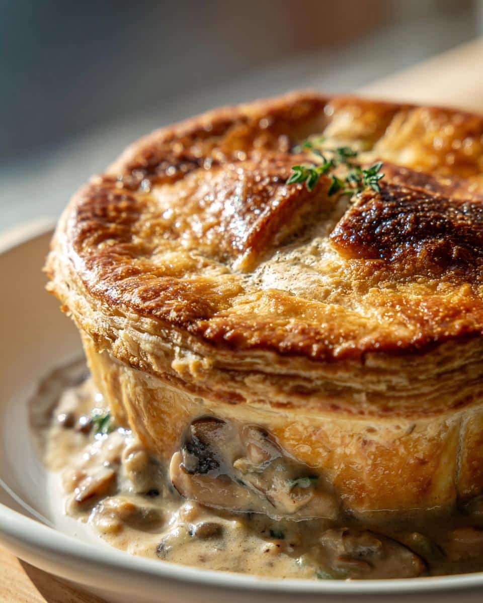 Vegan Mushroom & White Bean Pot Pie in Just 30 Minutes
