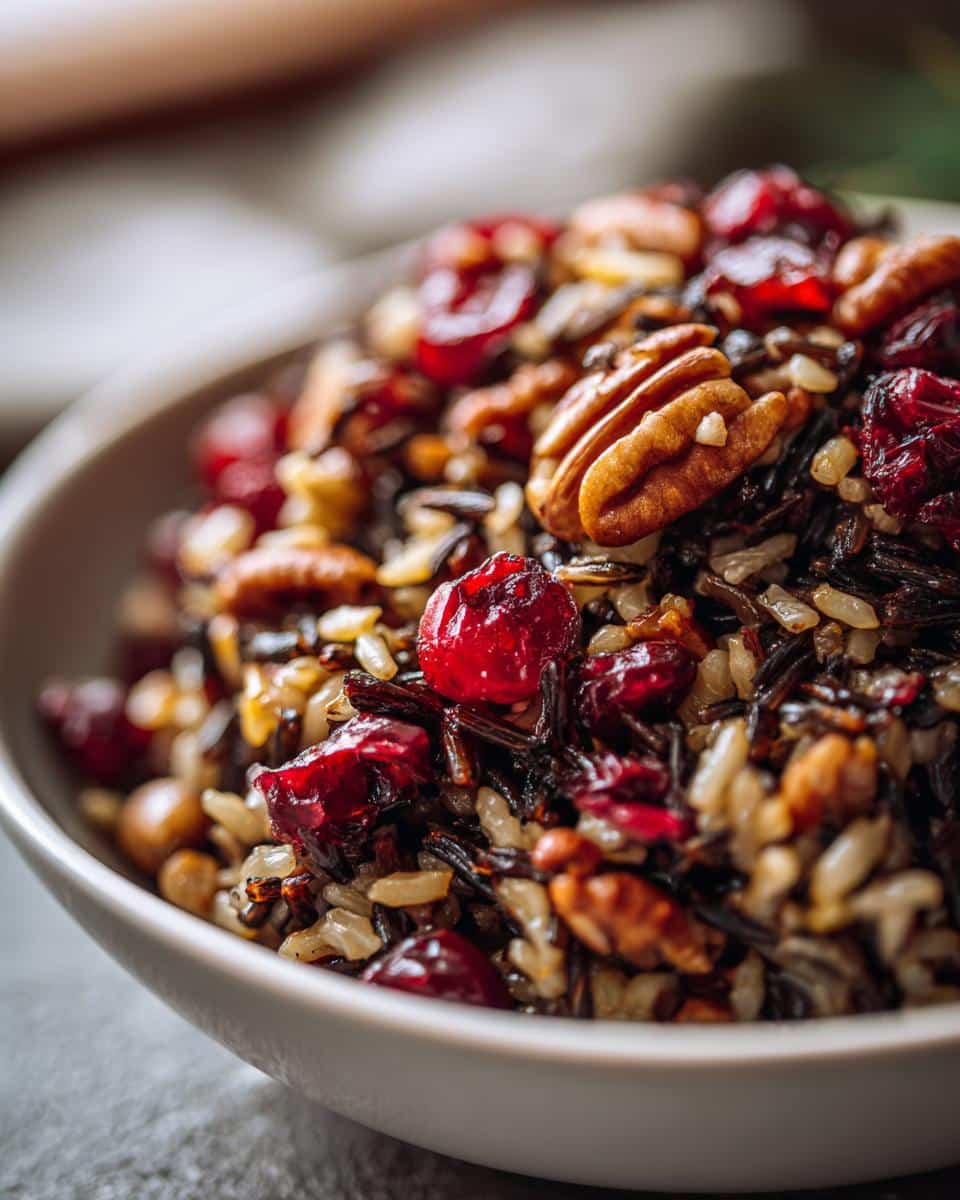 Wild Rice and Cranberry Pilaf - detail 1