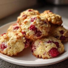 Irresistible Buttery Raspberry Crumble Cookies in 15 Minutes