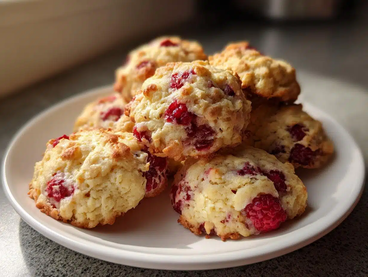 Irresistible Buttery Raspberry Crumble Cookies in 15 Minutes