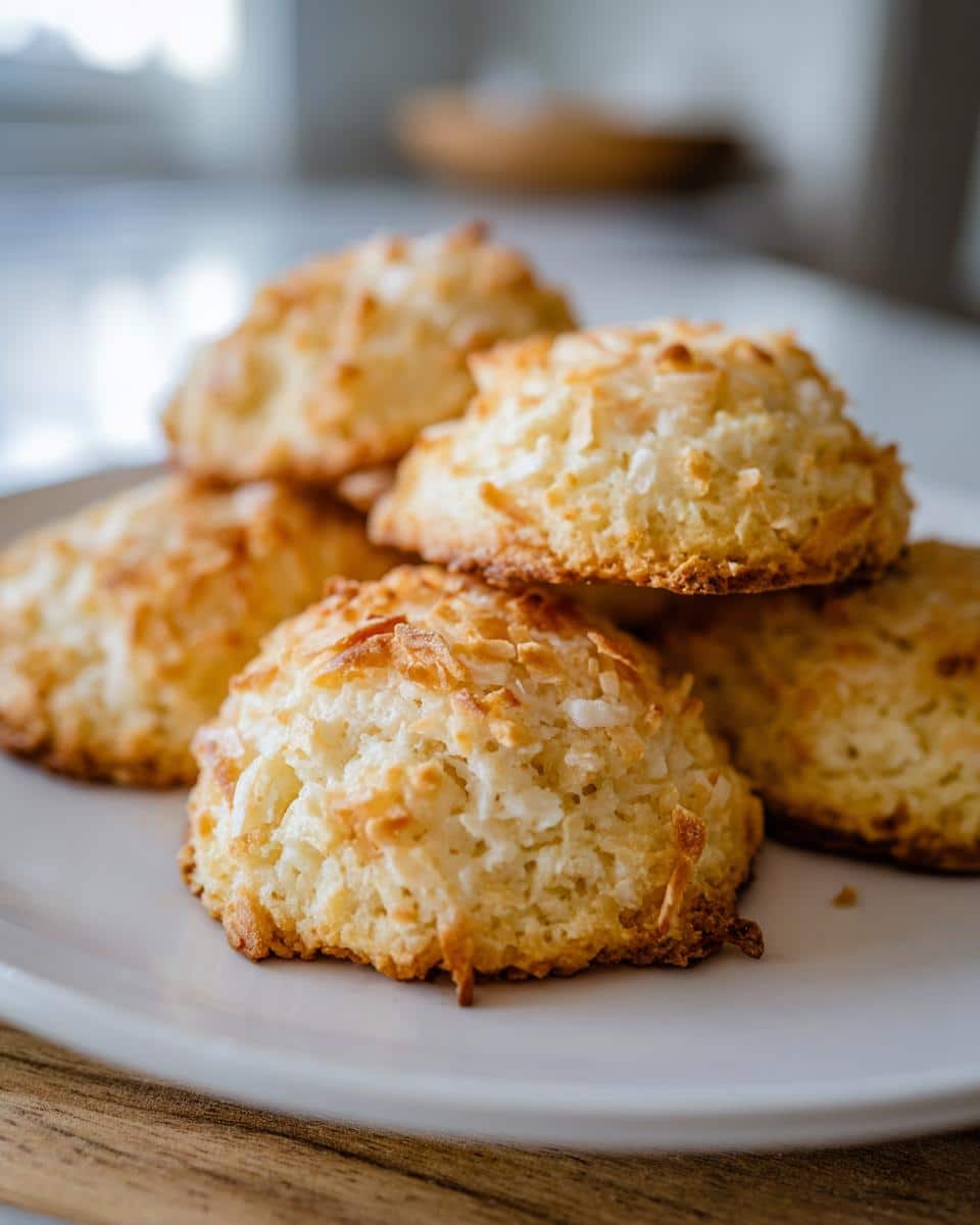 Chewy Coconut Cookies - detail 1