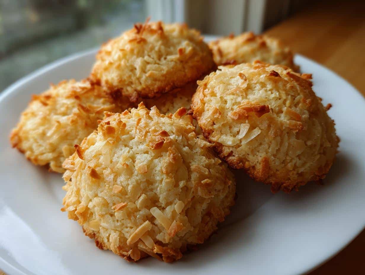 Irresistible Chewy Coconut Cookies Recipe in 30 Minutes