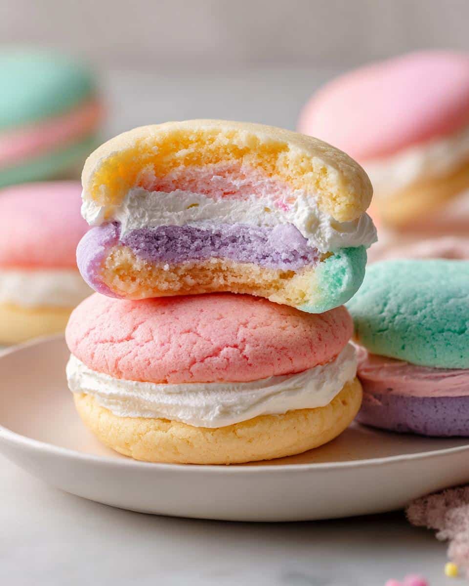 30-Minute Pastel Sugar Cookie Sandwiches – Irresistible Easter Magic
